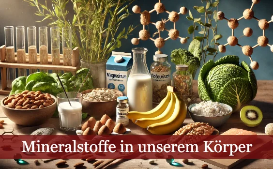 Mineralstoffen im Körper